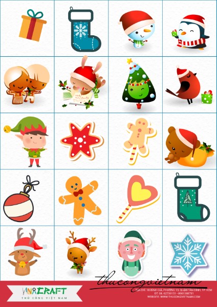 Sticker Giáng Sinh Mẫu 8